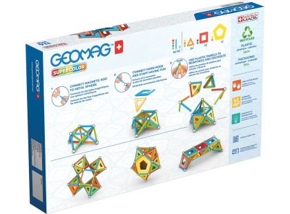 Geomag Supercolor recycled 114 dílků