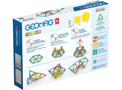 Geomag Supercolor recycled 60 dílků