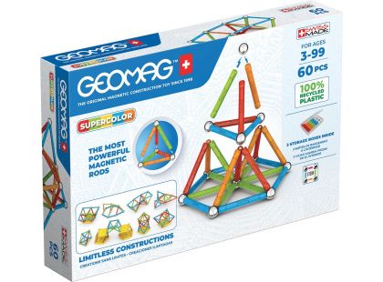 Geomag Supercolor recycled 60 dílků