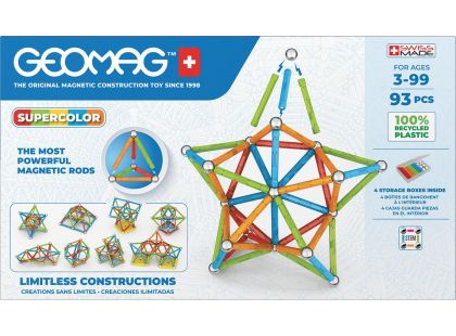 Geomag Supercolor recycled 93 dílků