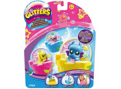 Glitters třpytivá sněžítka 3-pack - Poškozený obal - Fantazy sněžítka Glitters třpytivá sněžítka 3-pack - Poškozený obal - Fantazy sněžítka