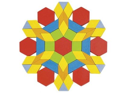 Goki Skládací puzzle geometrické tvary