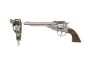 Gonher Revolver kovbojský stříbrný kovový 8 ran 2