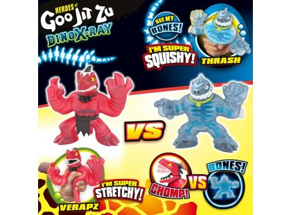 Goo Jit Zu figurka Dino XRay Série 4 Thrash vs. Verapz 12 cm