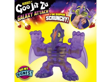 Goo Jit Zu figurka Galaktický útok Série 5 Sun Fyre Blazagon vs. Dark Matter Terrack 12 cm - Poškozený obal