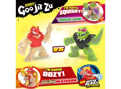 Goo Jit Zu figurky Blazagon vs. Rock Jaw dvojbalení 12 cm