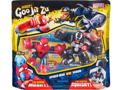Goo Jit Zu figurky Marvel Venom vs. Spider-Man 12 cm