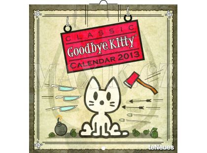 Goodbye Kitty, poznámkový kalendář 2013, 30 x 60 cm