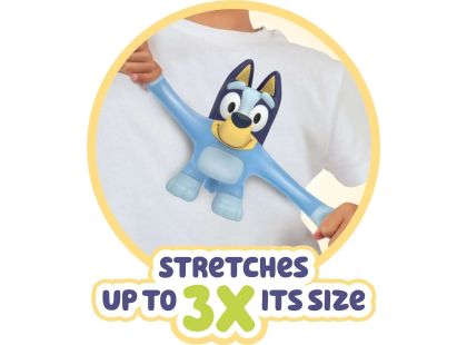 Grant and Bowman Bluey Stretchy Super pružná figurka Bluey