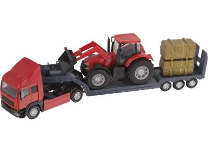Halsall Přeprava traktorů - Tahač červený