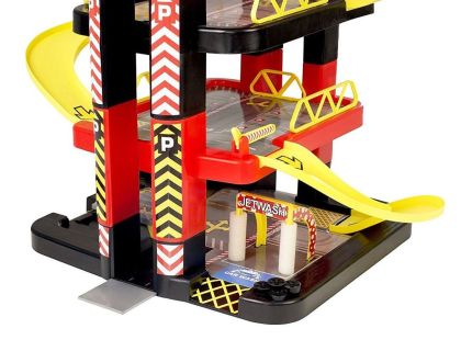 Halsall Teamsterz 3 patrová garáž s 5 autíčky - Poškozený obal