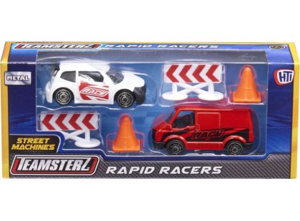 Halsall Teamsterz autíčko a nákladní vůz červená dodávka