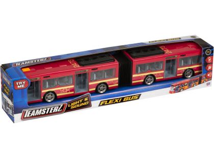 Halsall Teamsterz autobus se světlem a zvukem červený
