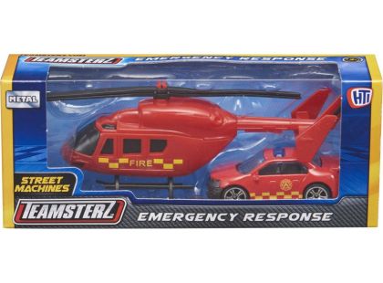 Halsall Teamsterz helikoptéra a autíčko hasiči