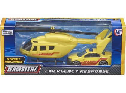 Halsall Teamsterz helikoptéra a autíčko záchranáři