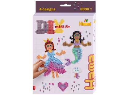 HAMA Dárkový box Princezna a mořská víla MIDI