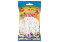 Hama H207-01 Korálky Midi bílé 1000 ks