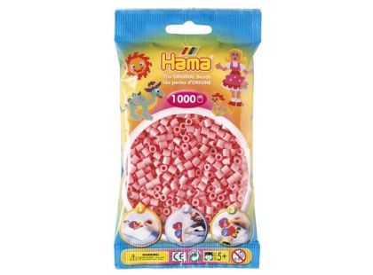 Hama H207-06 Midi Růžové korálky 1000 ks