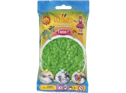 Hama H207-42 Midi Zářivě zelené korálky 1000 ks