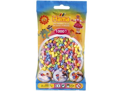 Hama H207-50 Midi korálky mix 1000ks Hama H207-50 Midi korálky mix 1000ks