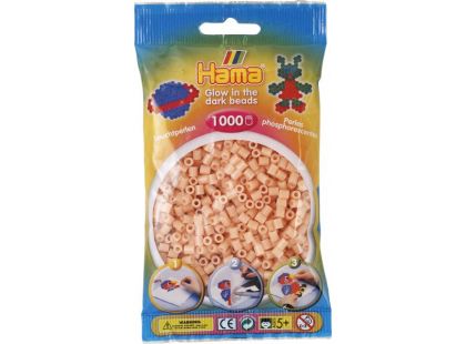 Hama H207-56 Midi korálky svíticí červené 1000 ks Hama H207-56 Midi korálky svíticí červené 1000 ks