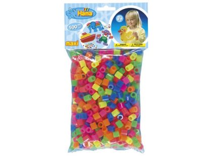 Hama H8472 Maxi korálky mix 500ks Hama H8472 Maxi korálky mix 500ks