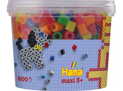 Hama H8572 Maxi Mix korálky v tubě 600 ks