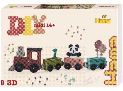 HAMA HAMA ART - 3D Narozeninový vlak MIDI