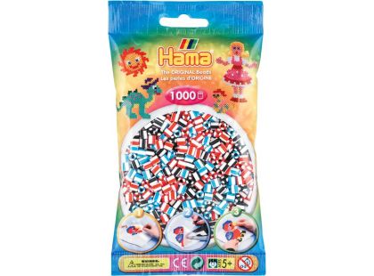 Hama Midi Korálky v sáčku duhové 1000ks Hama Midi Korálky v sáčku duhové 1000ks