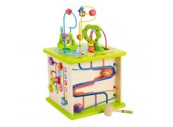 Hape Motorická kostka s bludištěm