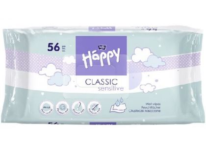 Happy Classic Sensitive čistící ubrousky á 56 ks