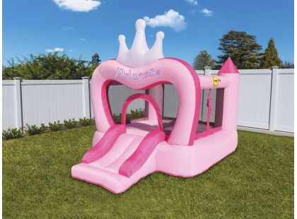 Happy Hop Skákací nafukovací hrad s korunkou pro Princezny