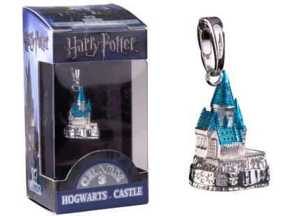 Harry Potter přívěsek Lumos - Bradavice stříbrná