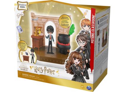 Harry Potter Učebna Míchání Lektvarů s figurkou Harryho