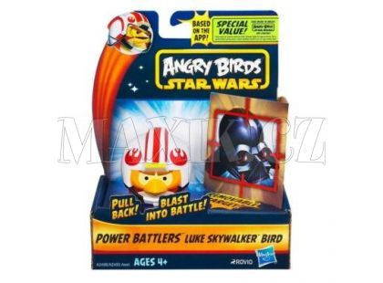 Hasbro Angry Birds Star Wars Natahovací míček s terčem - Luke Skywalker