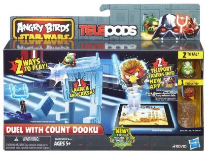 Hasbro Angry Birds Telepods Star Wars Hrací sada s figurkami - Duel with Count Dooku