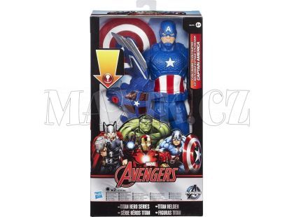 Hasbro Avengers Akční figurka se svítícími doplňky - Kapitán Amerika