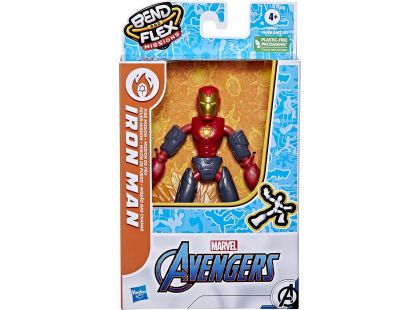 Hasbro Avengers Bend and Flex figurka Iron Man