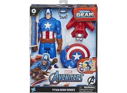 Hasbro Avengers figurka Capitan America s Power FX přislušenstvím 30 cm