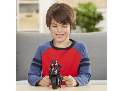 Hasbro Avengers Super Heroes figurka a motorka Kid Arachnid