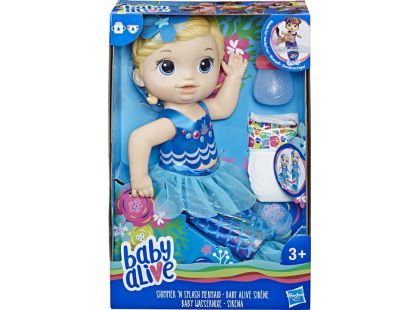 Hasbro Baby Alive blonďatá mořská panna