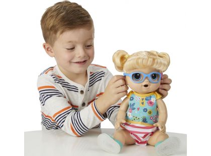 Hasbro Baby Alive Chodící panenka s blond vlasy