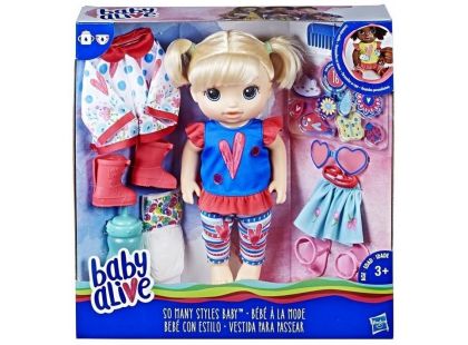 Hasbro Baby Alive Panenka s náhradním oblečením