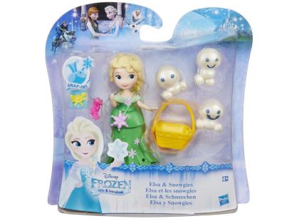 Hasbro Disney Frozen Little Kingdom Mini panenka s kamarádem Elsa a Snowfies