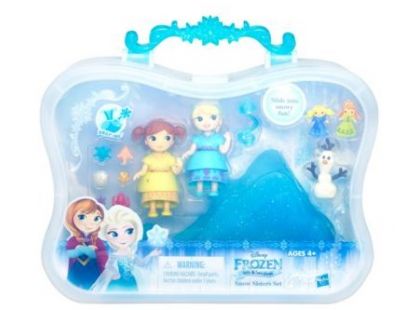 Hasbro Disney Frozen Little Kingdom Set malé panenky s příslušenstvím - Snow Sisters Set