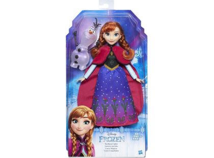 Hasbro Disney Frozen Panenka s třpytivými šaty a kamarádem Anna