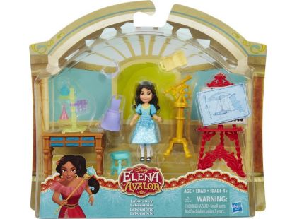Hasbro Disney Princess Mini panenka Elena z Avaloru set Laboratoř