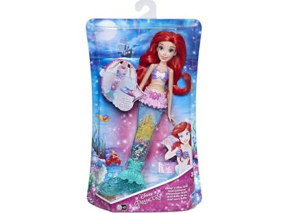 Hasbro Disney Princess panenka svítící Ariel do vody