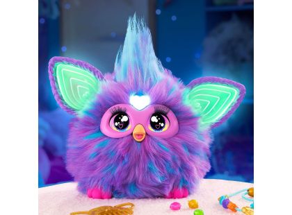 Hasbro Furby Fialové barvy CZ verze - Poškozený obal