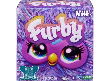 Hasbro Furby Fialové barvy CZ verze - Poškozený obal